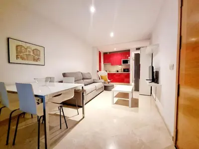 Una cocina o zona de cocina en Apartamento en la Calle Alfalfa
