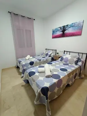 Cama o camas de una habitación en apartamento Castilla