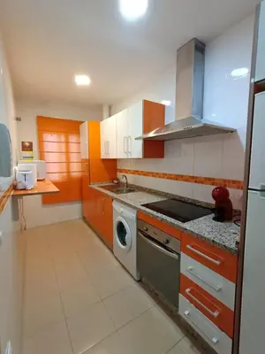 Una cocina o zona de cocina en apartamento Castilla