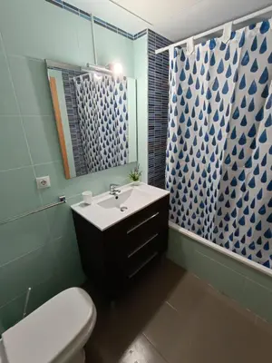 Un baño de apartamento Castilla