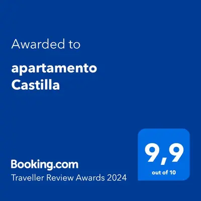 Certificado, premio, señal o documento que está expuesto en apartamento Castilla