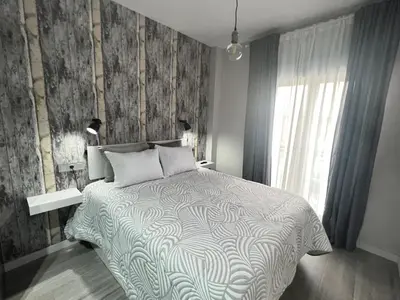 Cama o camas de una habitación en Apartment El Llano Parking Gratis