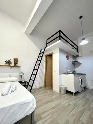 Una cocina o zona de cocina en Apartamento Sotos 1