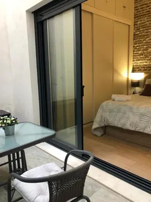 Cama o camas de una habitación en Estudio céntrico en Puñonrostro