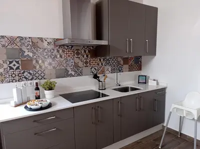 Una cocina o zona de cocina en Huerta Alegría