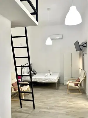 Cama o camas de una habitación en Apartamento Sotos de la Axerquía 2