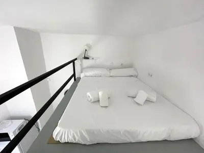 Cama o camas de una habitación en Apartamento Sotos de la Axerquía 2
