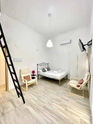 Cama o camas de una habitación en Apartamento Sotos de la Axerquía 2
