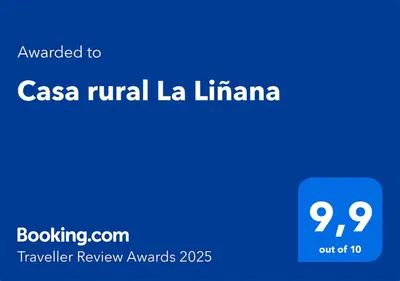 Certificado, premio, señal o documento que está expuesto en Casa rural La Liñana