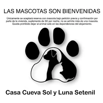 Mascotas con sus dueños en Casa Cueva Sol y Luna Setenil