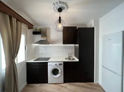 Una cocina o zona de cocina en Casa Azalea - nuevo alojamiento en Setenil de las Bodegas