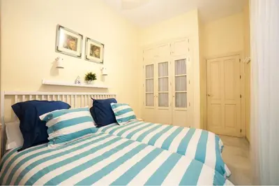 Cama o camas de una habitación en Magic Point Las Setas