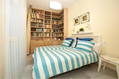 Cama o camas de una habitación en Magic Point Las Setas