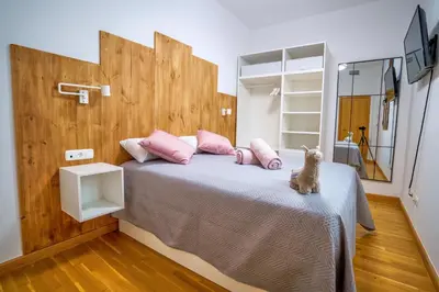 Cama o camas de una habitación en Apartamento Centro Azahar II