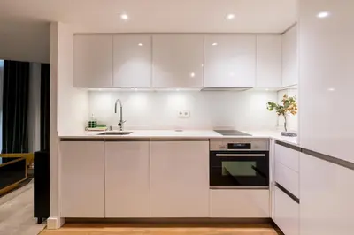 Una cocina o zona de cocina en Luxury loft en el centro