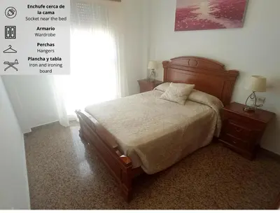 Cama o camas de una habitación en Apartamento Arfe junto al centro