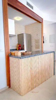 Una cocina o zona de cocina en Alojamientos Claus