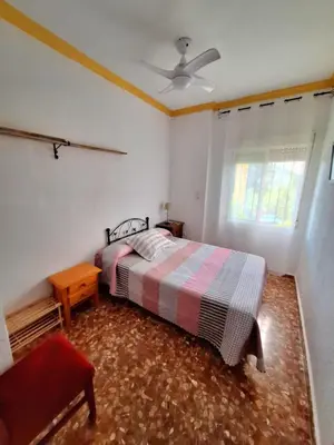 Cama o camas de una habitación en La Cabaña de la Cigarra