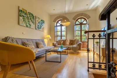 Zona de estar de Charming 2 Bedroom Apartment at Sevilla City Center By OCityzen