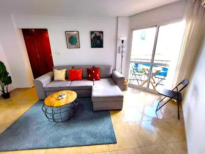 Zona de estar de Paraná Center Apartment