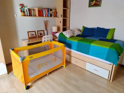 Cama o camas de una habitación en Apartamento Jaen Catedral, Centro historico, espacioso, plaza parking