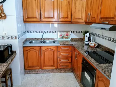 Una cocina o zona de cocina en Casa Matbel