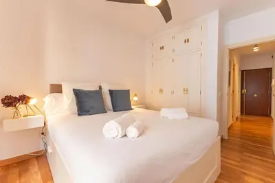 Cama o camas de una habitación en Santa Catalina city center