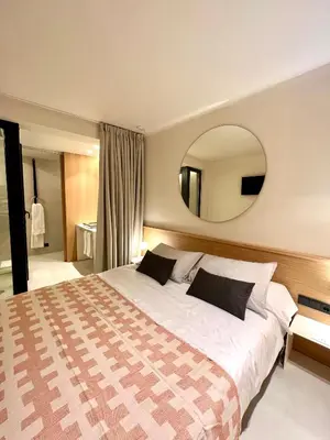 Cama o camas de una habitación en Casabell 3 - Caminito del Rey