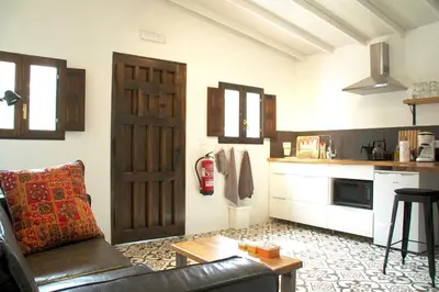 Una cocina o zona de cocina en Valle de Oro