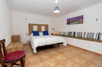Cama o camas de una habitación en Casa Jurinea Alzar