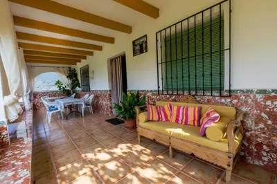 Zona de estar de Casa Jurinea Alzar