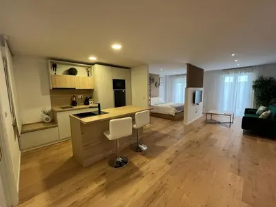 Una cocina o zona de cocina en villa jontoya 2