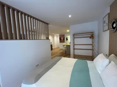 Cama o camas de una habitación en villa jontoya 2