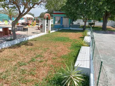 Jardín al aire libre en Alojamiento Rural Villa Rosarito