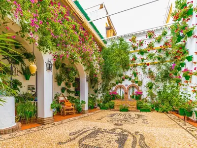 Jardín al aire libre en Apartamento DON MANUEL
