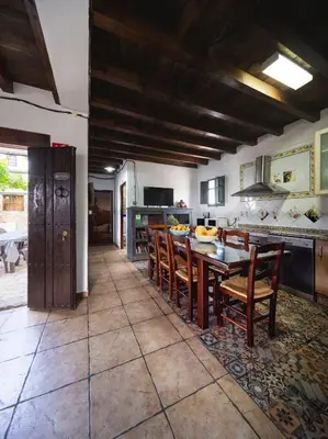 Una cocina o zona de cocina en La Pedriza del Serval