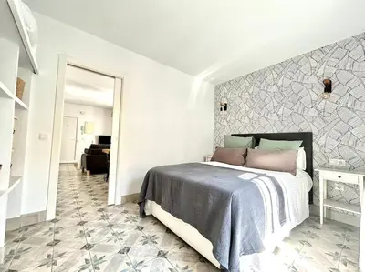 Cama o camas de una habitación en Hispalis rooftop Alameda Hércules