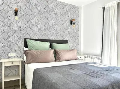 Cama o camas de una habitación en Hispalis rooftop Alameda Hércules