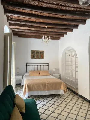 Cama o camas de una habitación en Casa Cordón