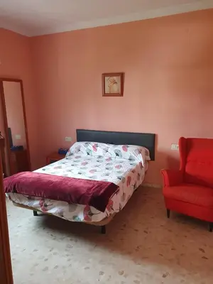 Cama o camas de una habitación en CHALET VILLA MARÍA ANTONIA