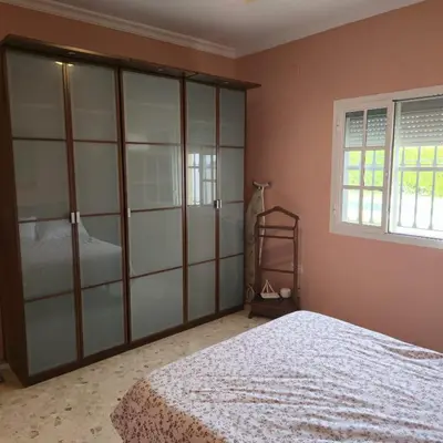 Cama o camas de una habitación en CHALET VILLA MARÍA ANTONIA