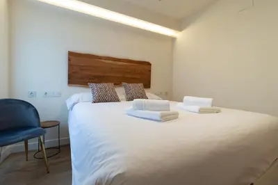Cama o camas de una habitación en Luna Gris Home