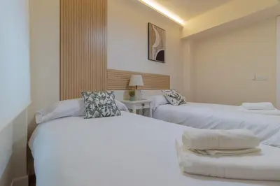 Cama o camas de una habitación en Luna Gris Home