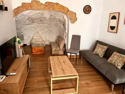 Zona de estar de Apartamentos El PELIGRO 3 LA CUEVA
