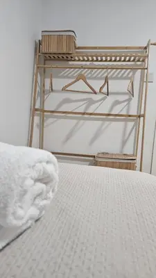 Cama o camas de una habitación en Apartamento Menina Santa Ana