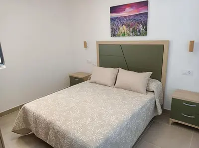 Cama o camas de una habitación en Casa La Fuente