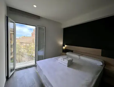 Cama o camas de una habitación en Leyenda Del Hereje