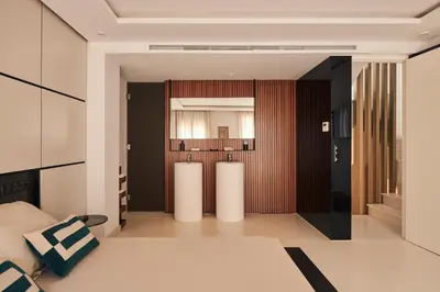 Plano de San Nicolas Luxury Home with prívate terrace