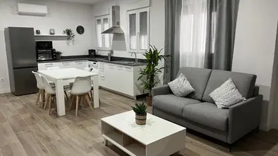 Una cocina o zona de cocina en Ponce suite