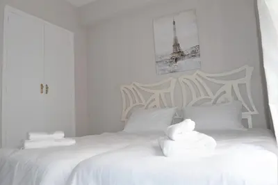 Cama o camas de una habitación en La posada Cordobesa